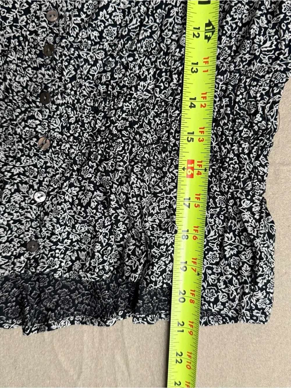 Madewell black blouse